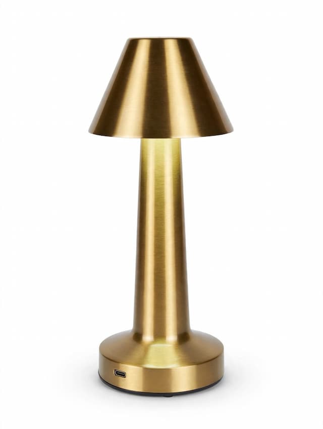 Modern Cordless Metal Desk Lamp