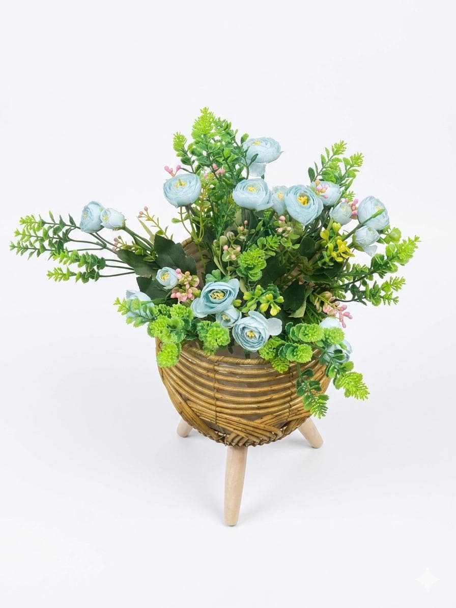 Blue Ranunculus Floral Arrangement