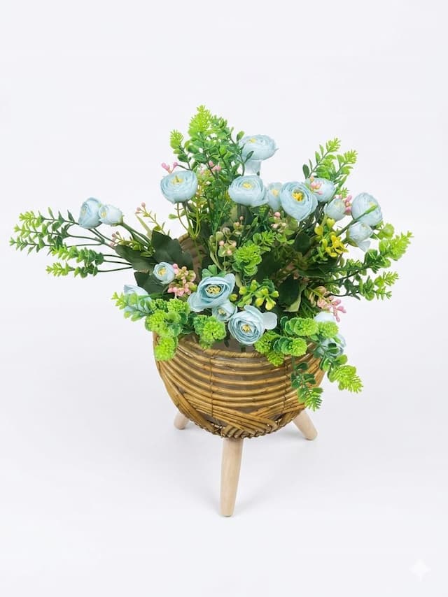 Blue Ranunculus Floral Arrangement